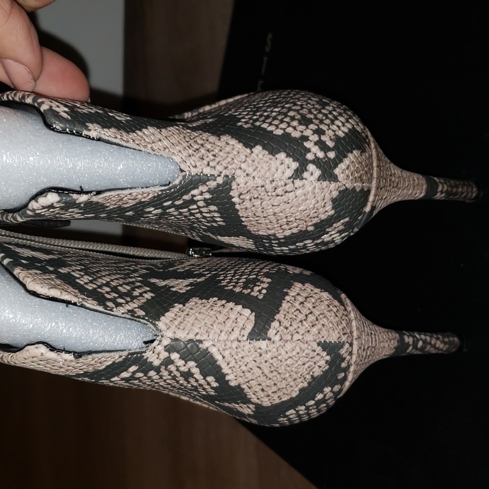 Steve Madden Python Print Booties - image 3